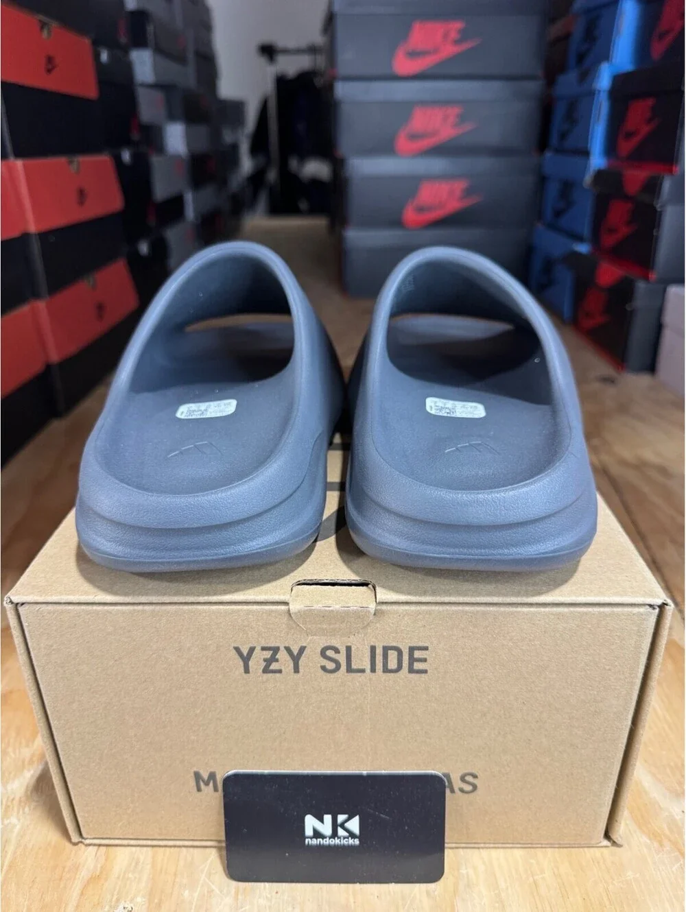 Adidas Yeezy Slides 'Slate Grey' ID2350 BRAND NEW MENS SIZE 6